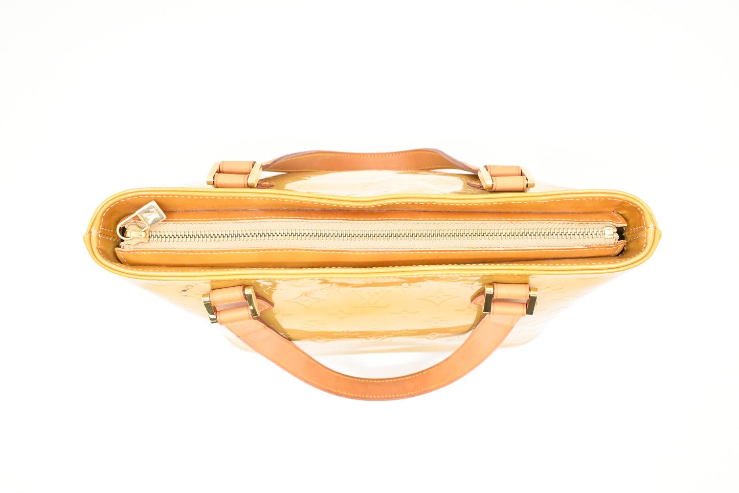 Louis Vuitton Houston in Yellow Vernis Leather