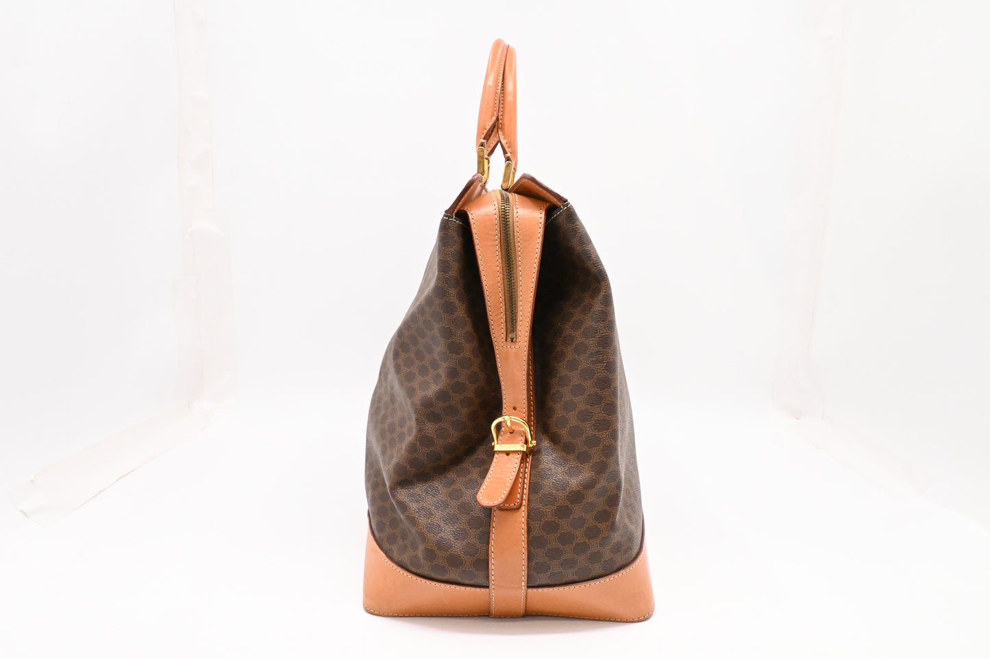 Celine Travel Bag in Brown Macadam Canvas