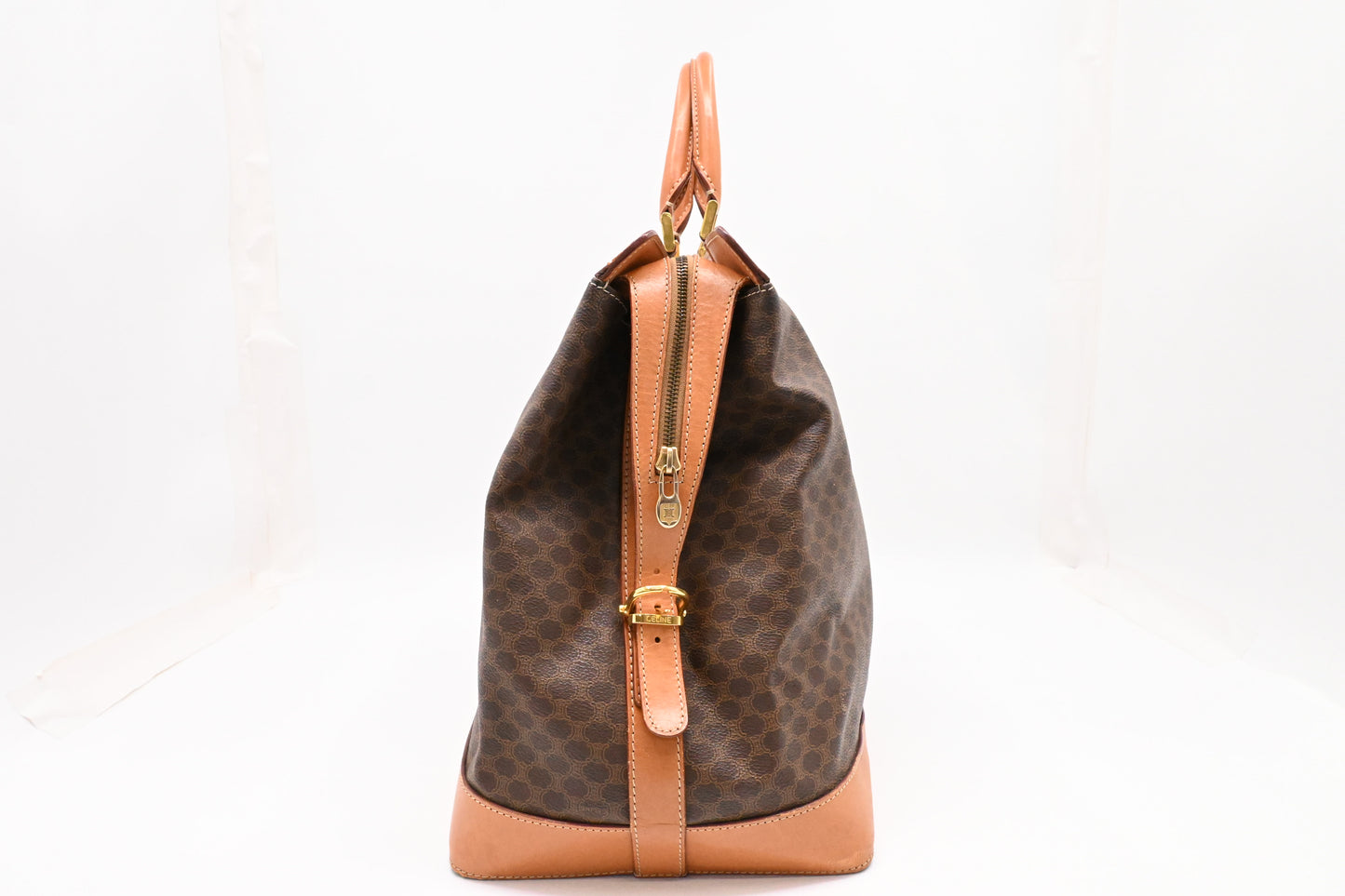 Celine Travel Bag in Brown Macadam Canvas