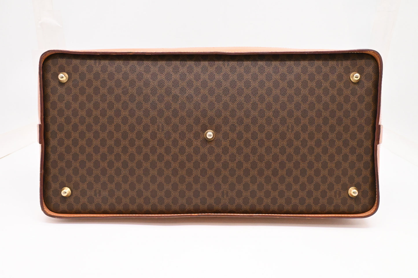 Celine Travel Bag in Brown Macadam Canvas