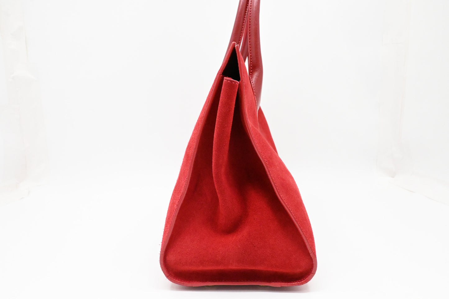 Jimmy Choo Laylin Tote in Red Suede Leather