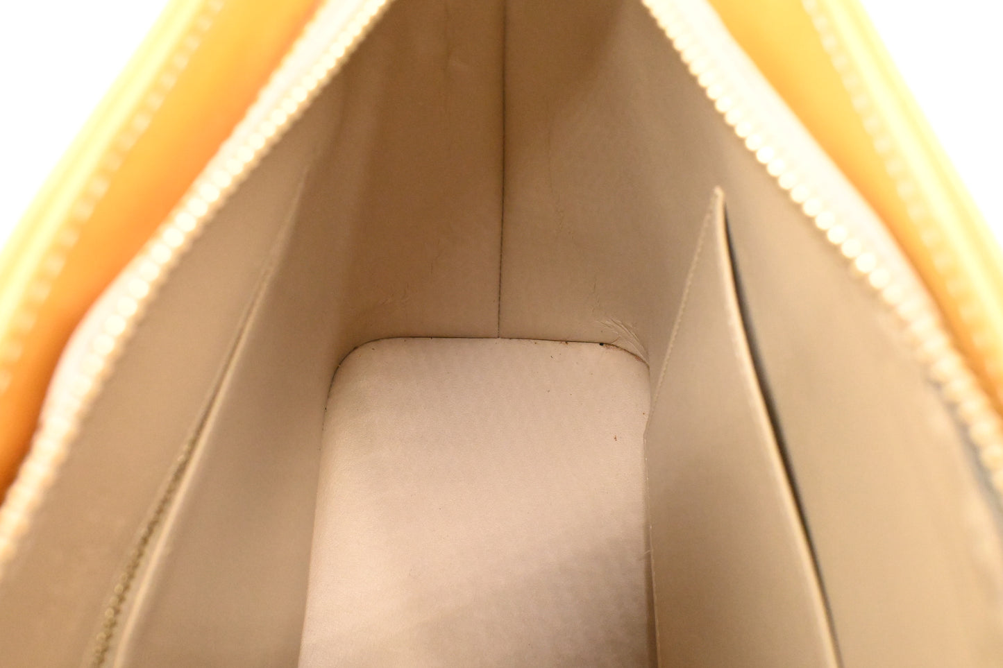 Louis Vuitton Houston in Yellow Vernis Leather