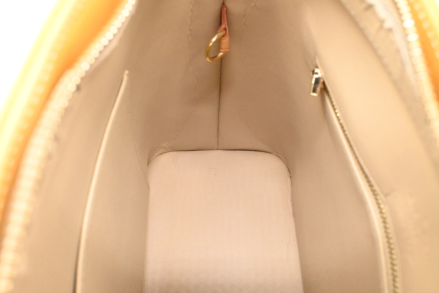 Louis Vuitton Houston in Yellow Vernis Leather