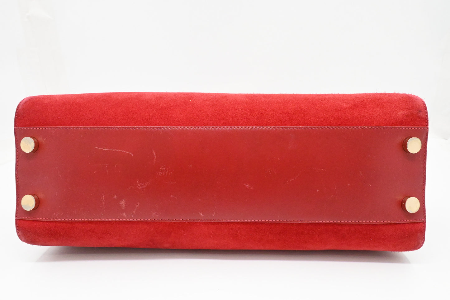 Jimmy Choo Laylin Tote in Red Suede Leather