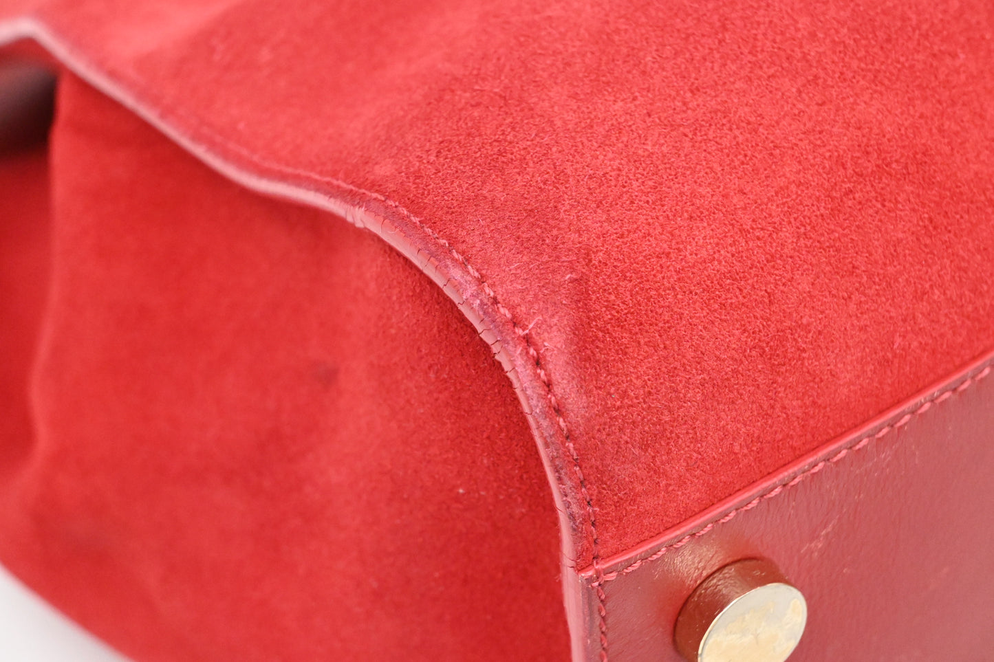 Jimmy Choo Laylin Tote in Red Suede Leather