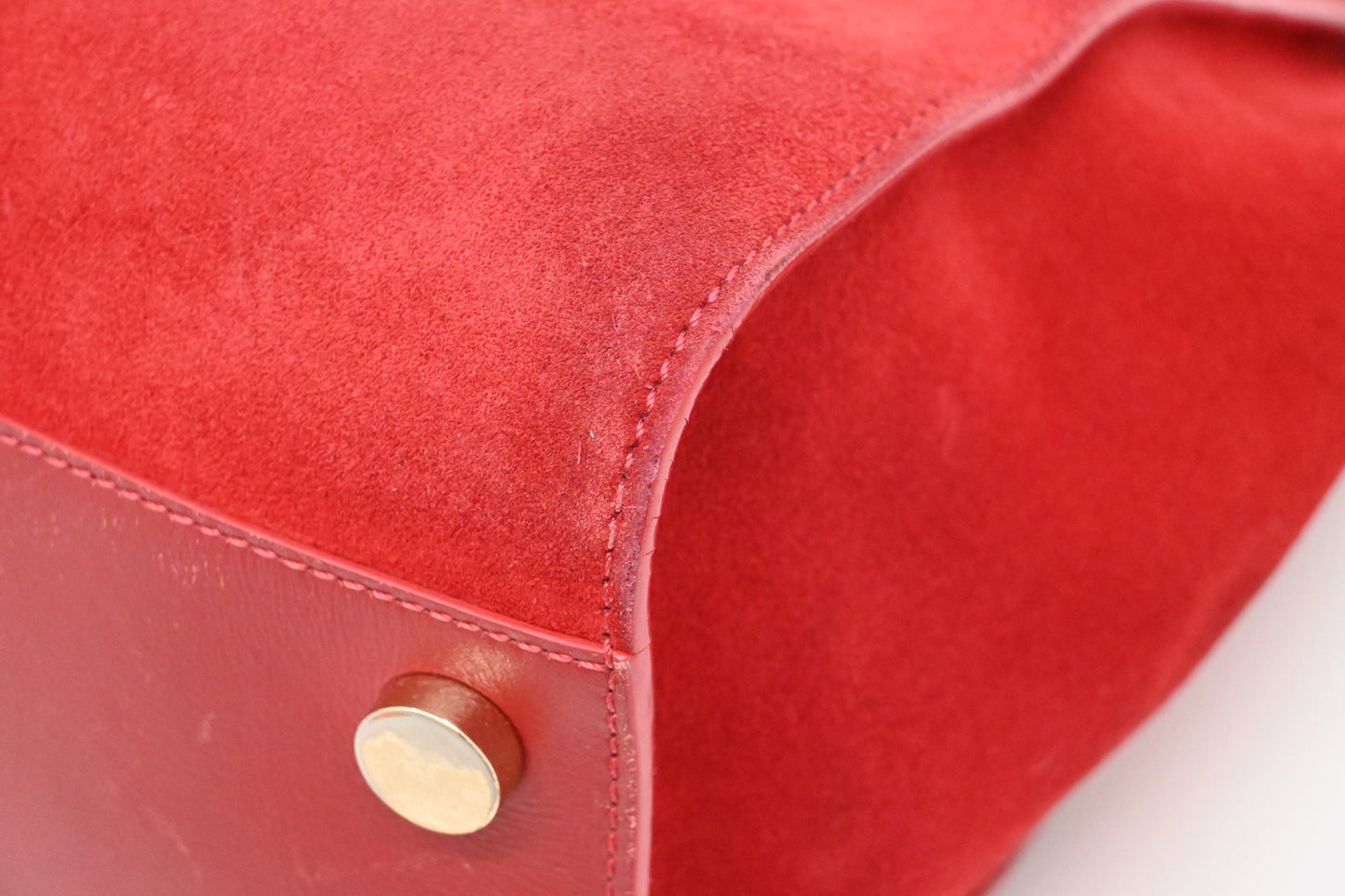 Jimmy Choo Laylin Tote in Red Suede Leather