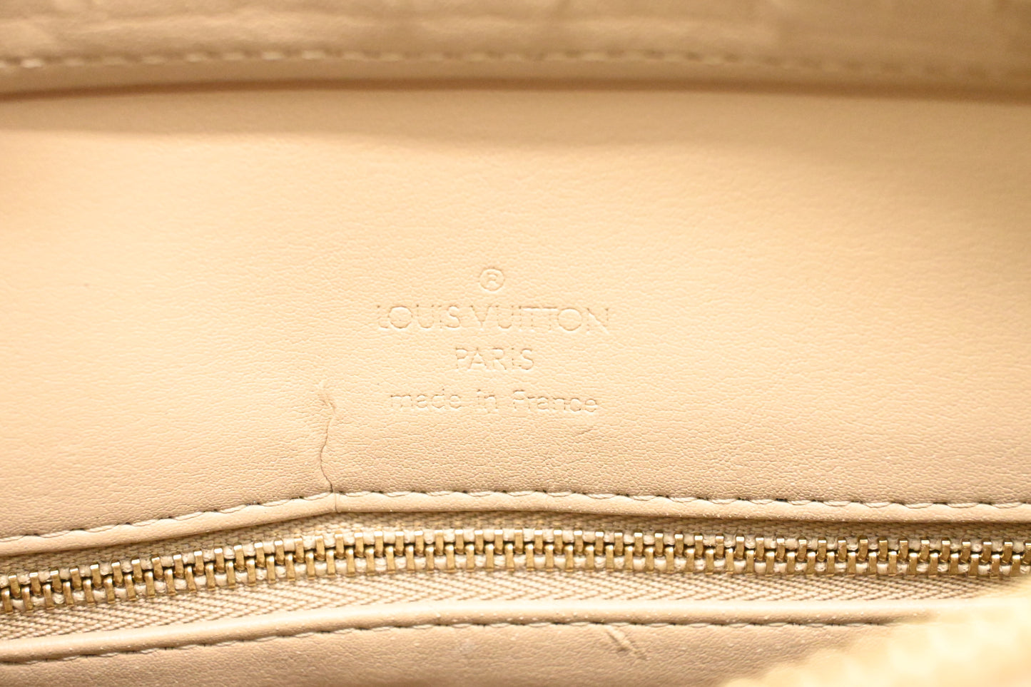 Louis Vuitton Houston in Yellow Vernis Leather