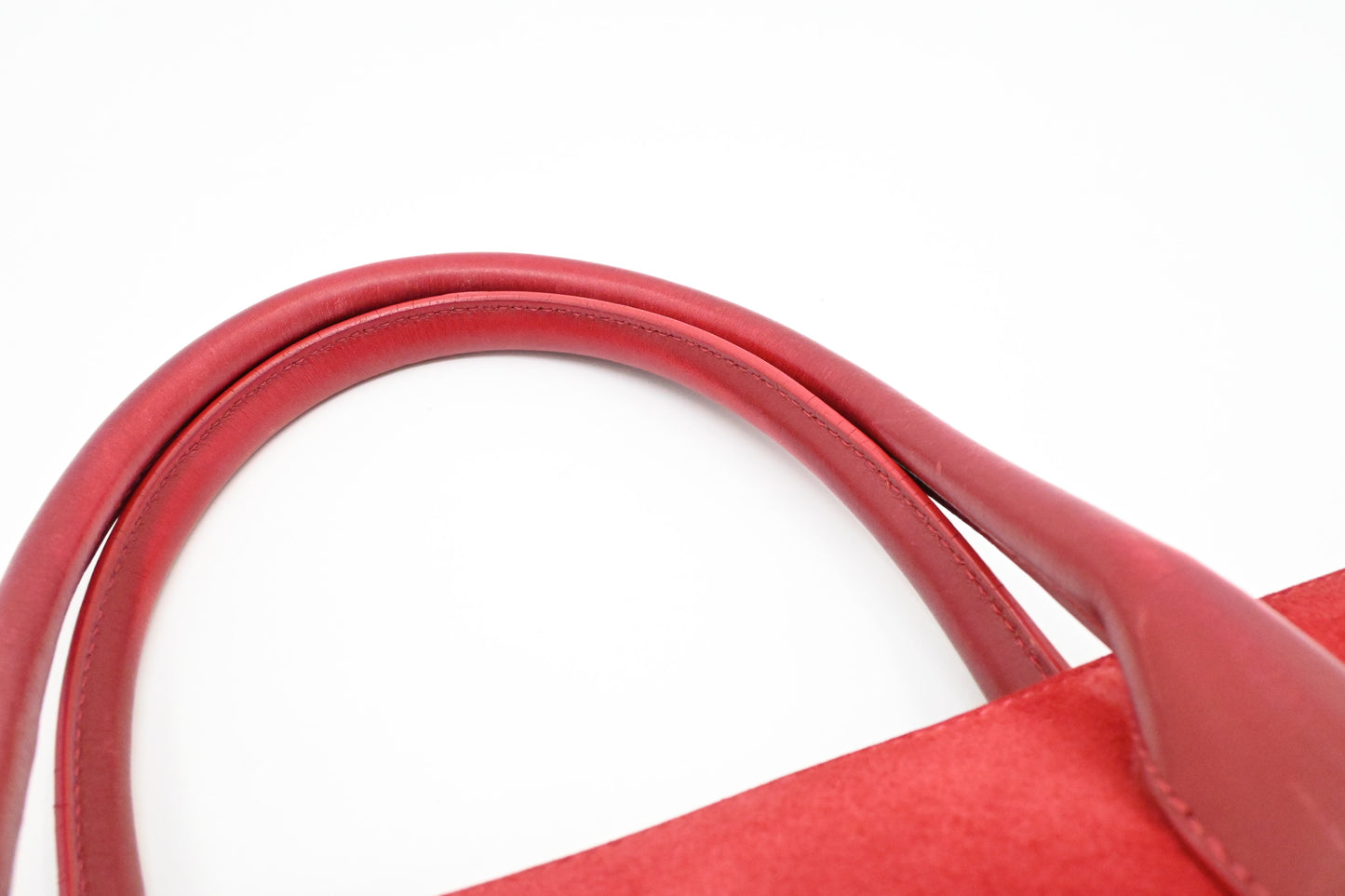 Jimmy Choo Laylin Tote in Red Suede Leather