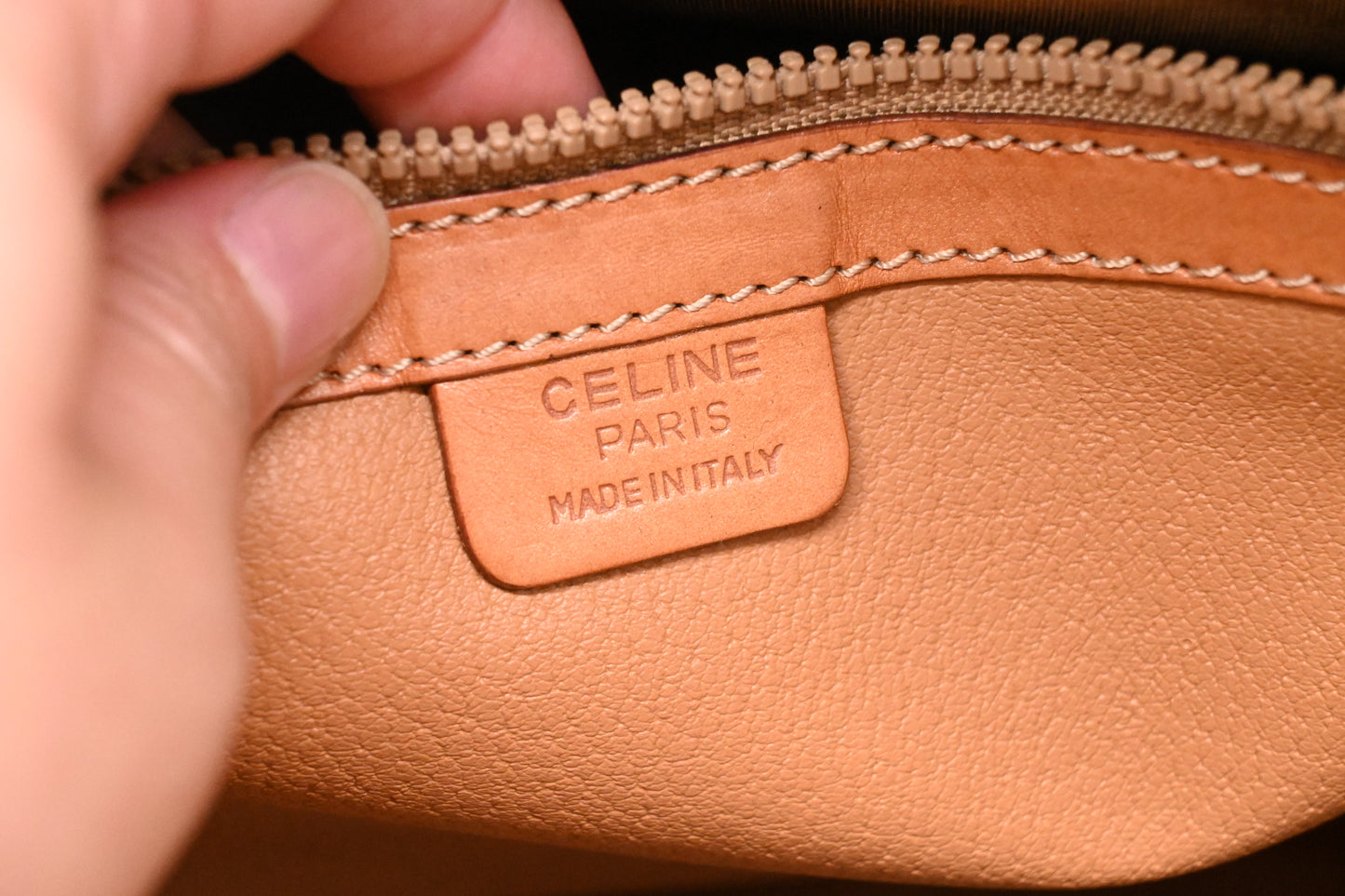 Celine Travel Bag in Brown Macadam Canvas