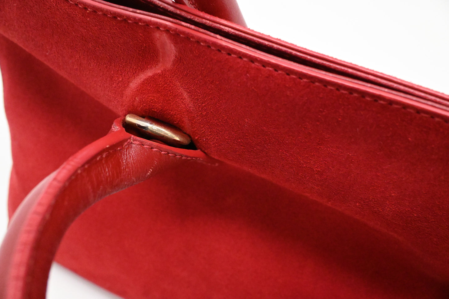 Jimmy Choo Laylin Tote in Red Suede Leather