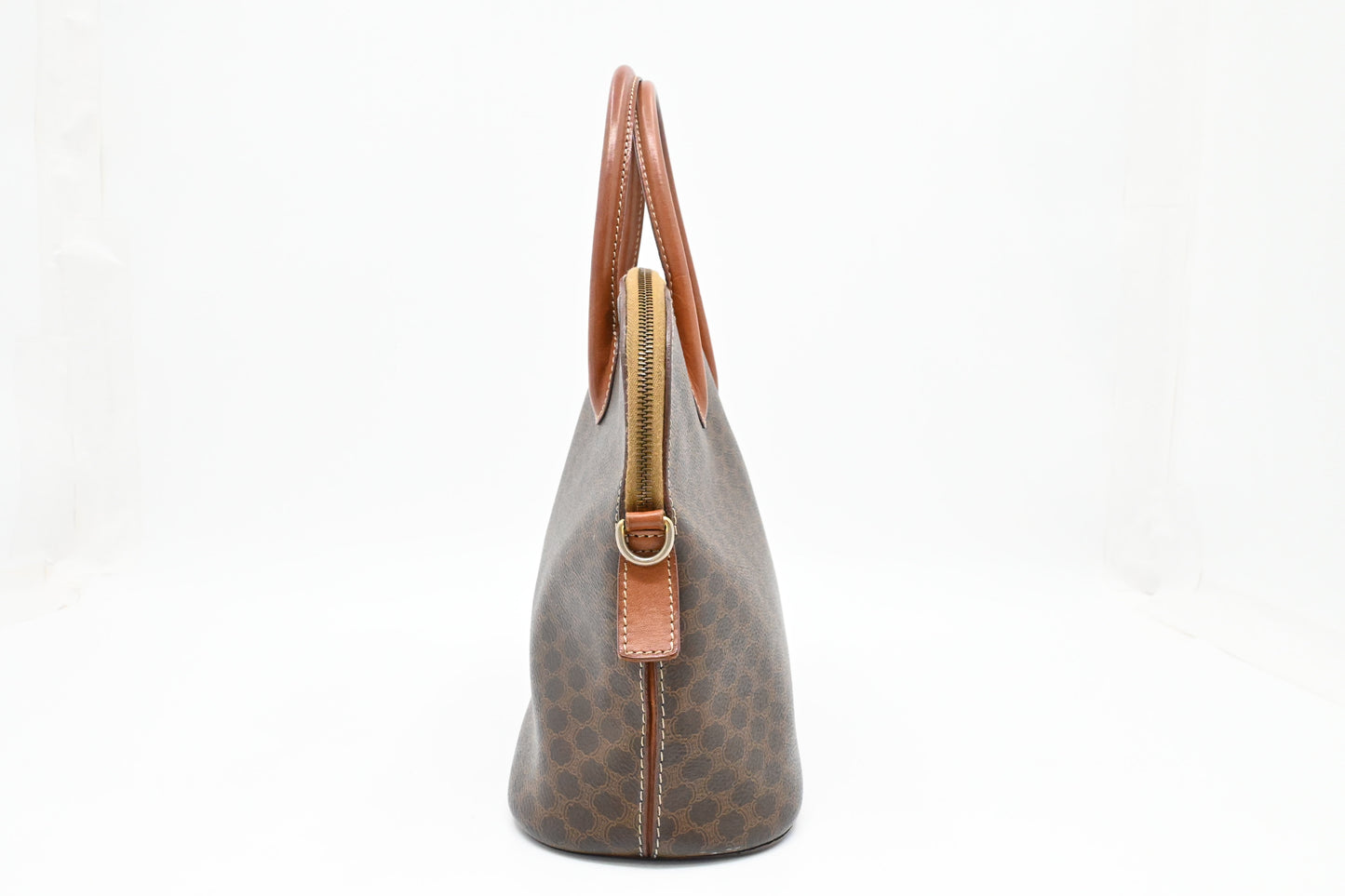 Celine Handbag in Brown Macadam Canvas