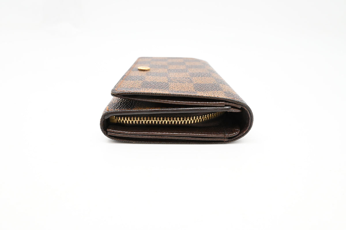 Louis Vuitton Tresor Wallet in Damier Ebene Canvas