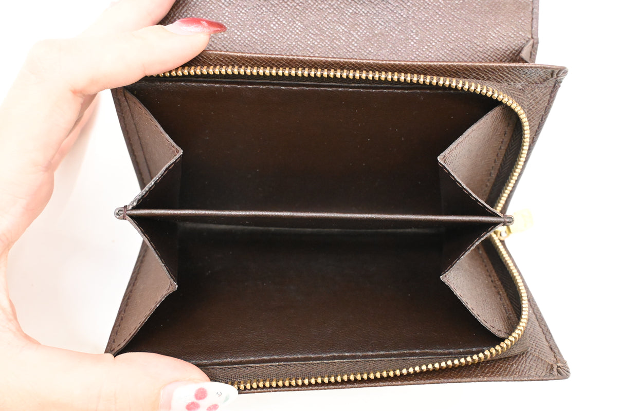 Louis Vuitton Tresor Wallet in Damier Ebene Canvas