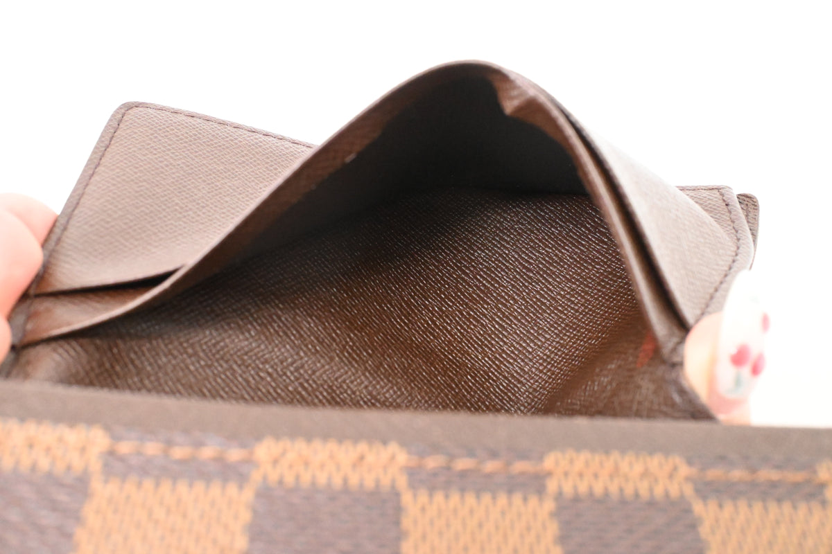 Louis Vuitton Tresor Wallet in Damier Ebene Canvas