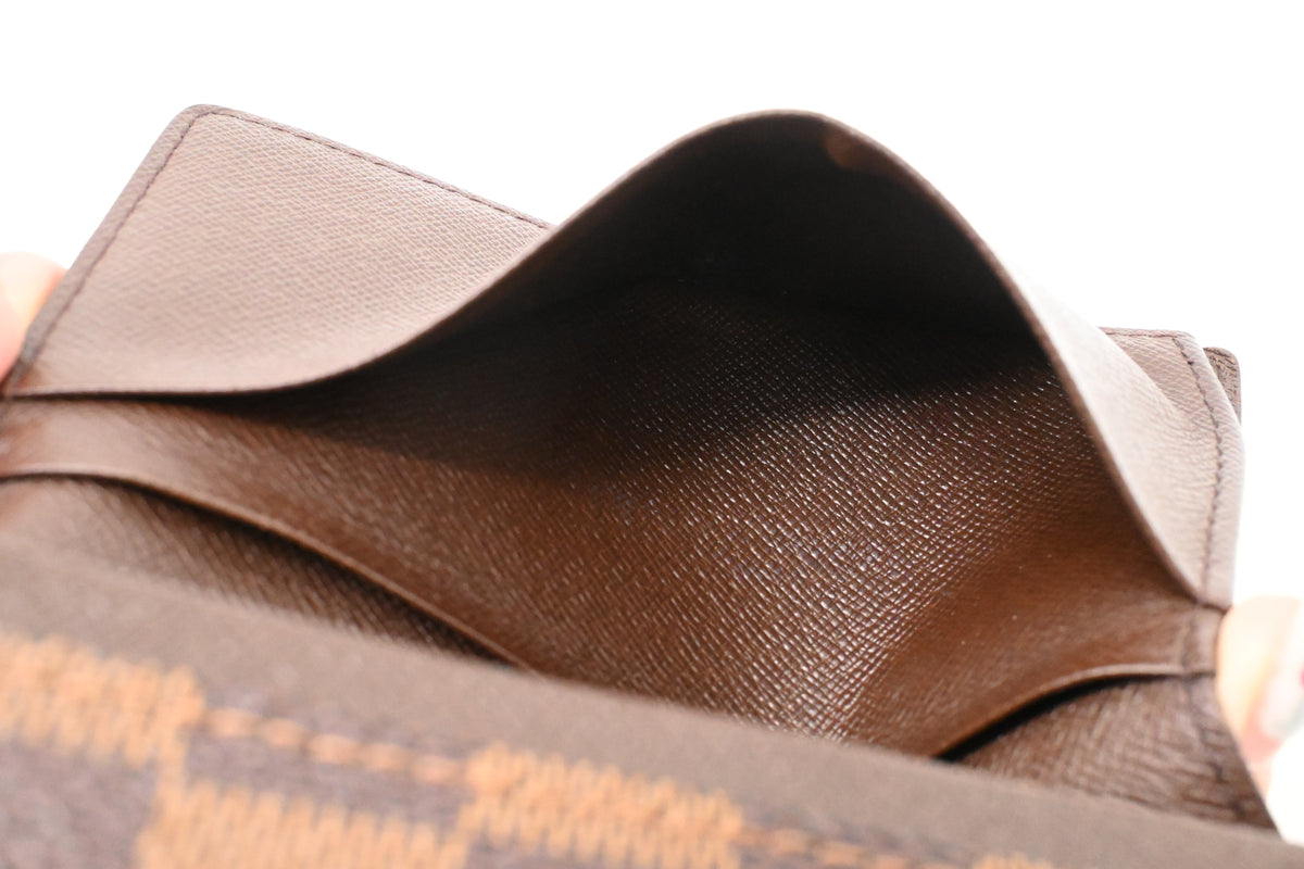 Louis Vuitton Tresor Wallet in Damier Ebene Canvas