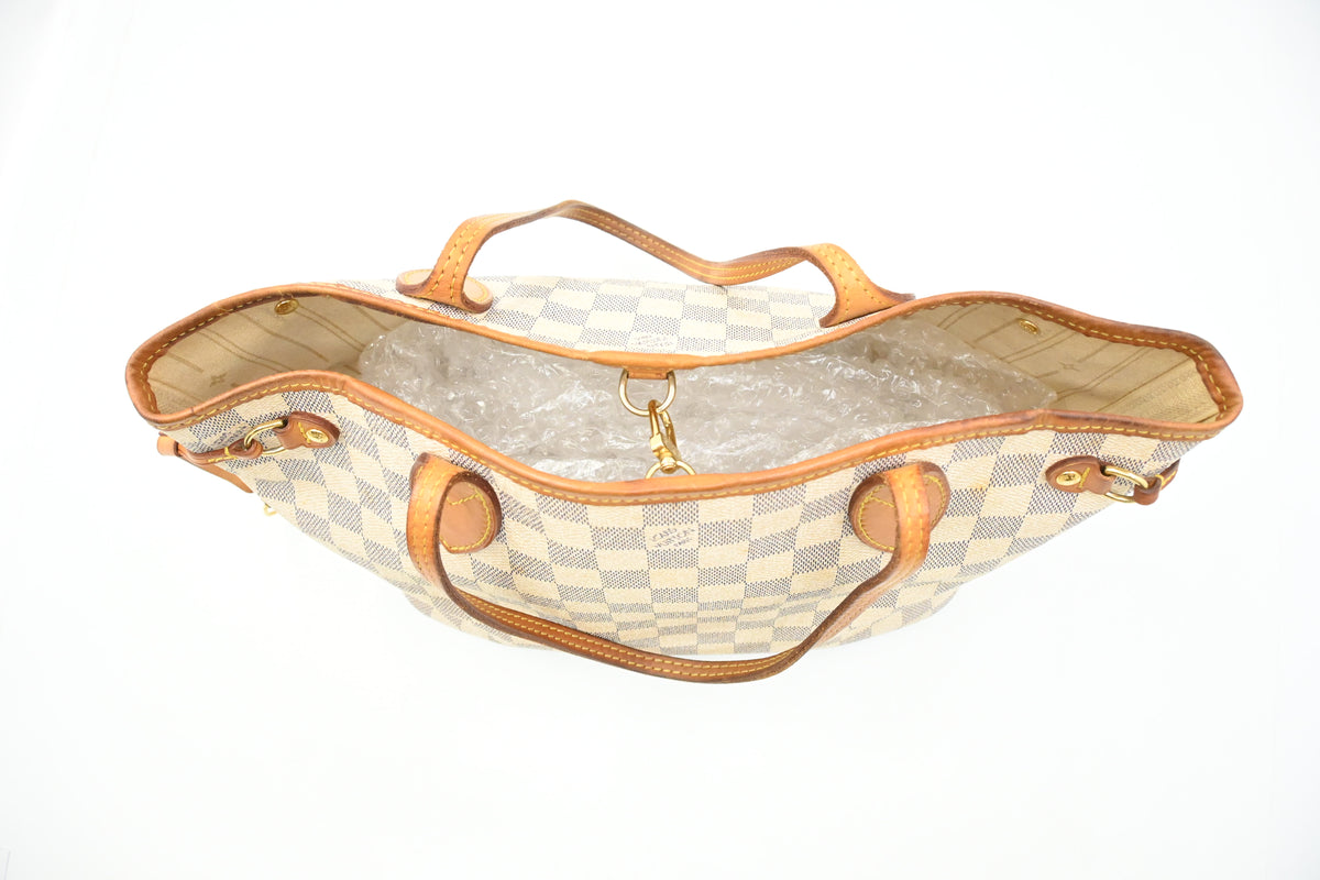 Louis Vuitton Neverfull PM in Damier Azur Canvas