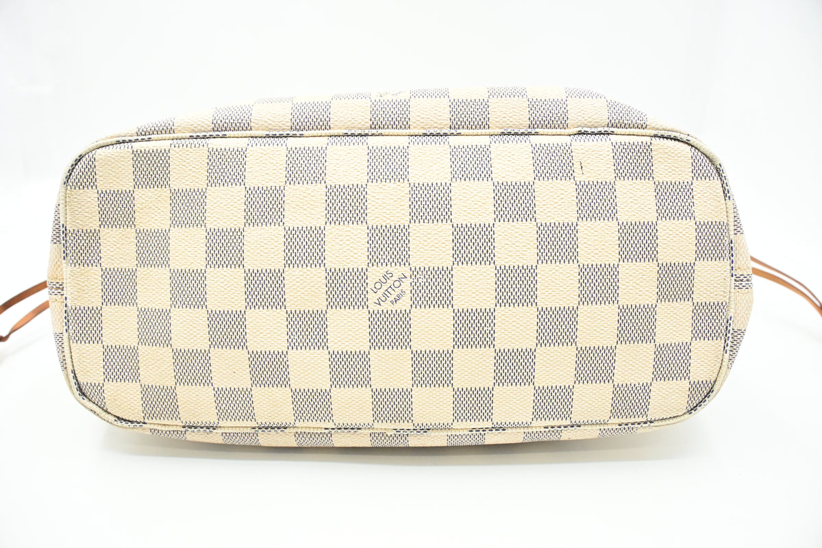 Louis Vuitton Neverfull PM in Damier Azur Canvas