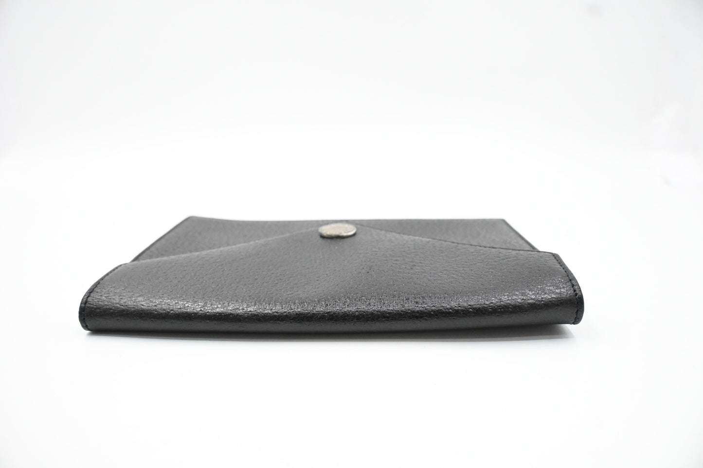 Bvlgari Envelope Pouch in Black Leather