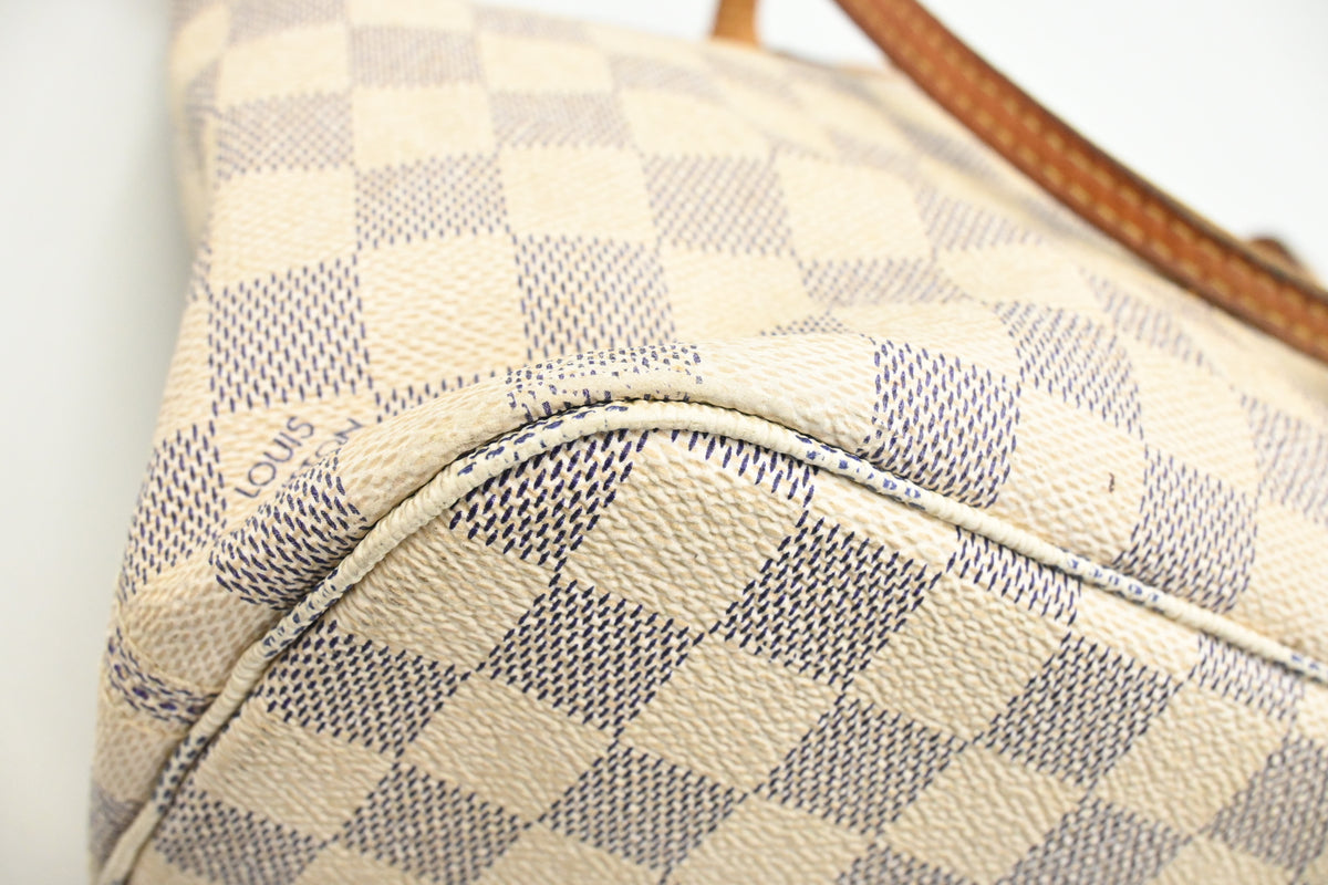 Louis Vuitton Neverfull PM in Damier Azur Canvas