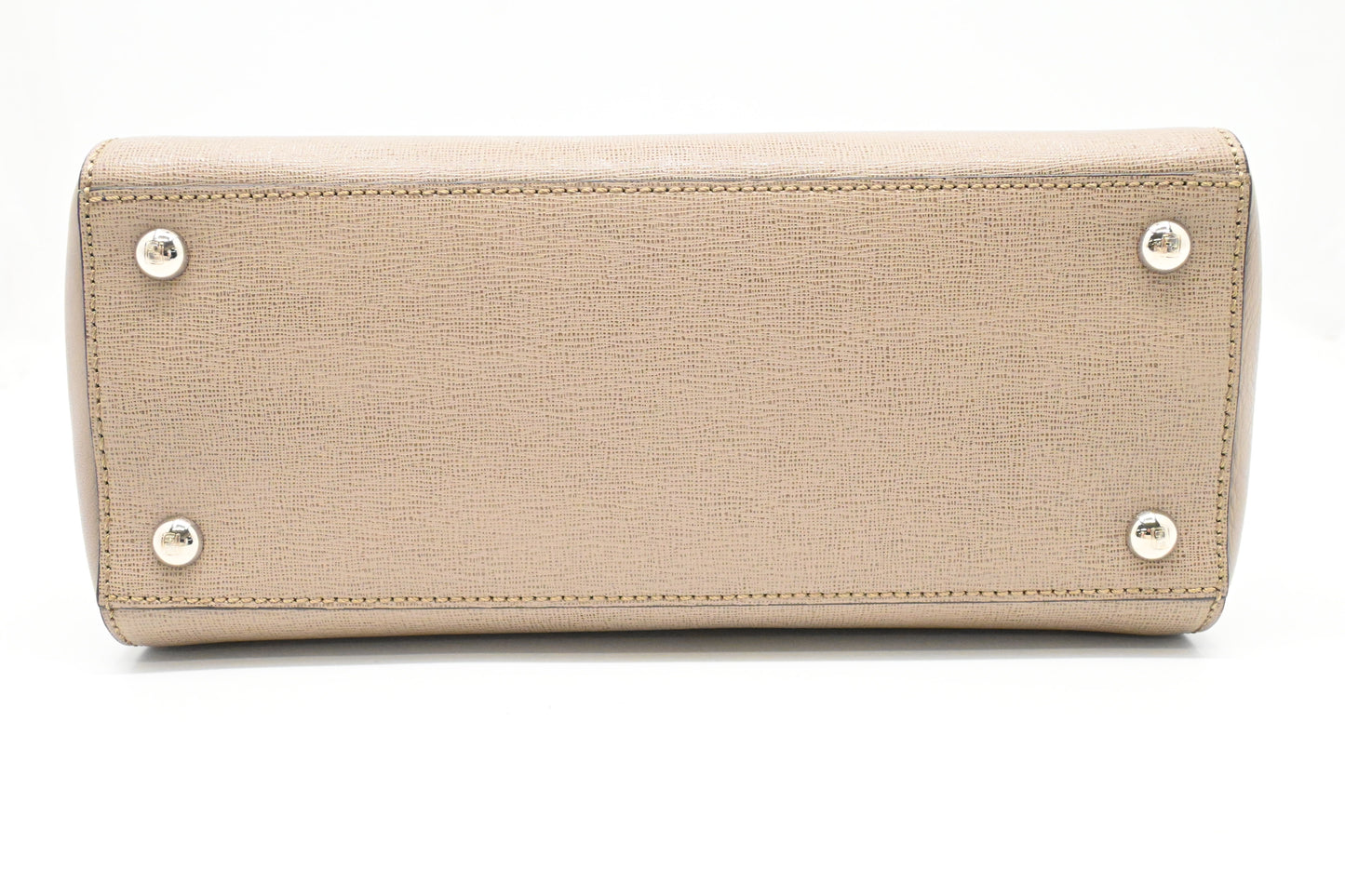 Fendi Petite 2Jours in Greige Leather