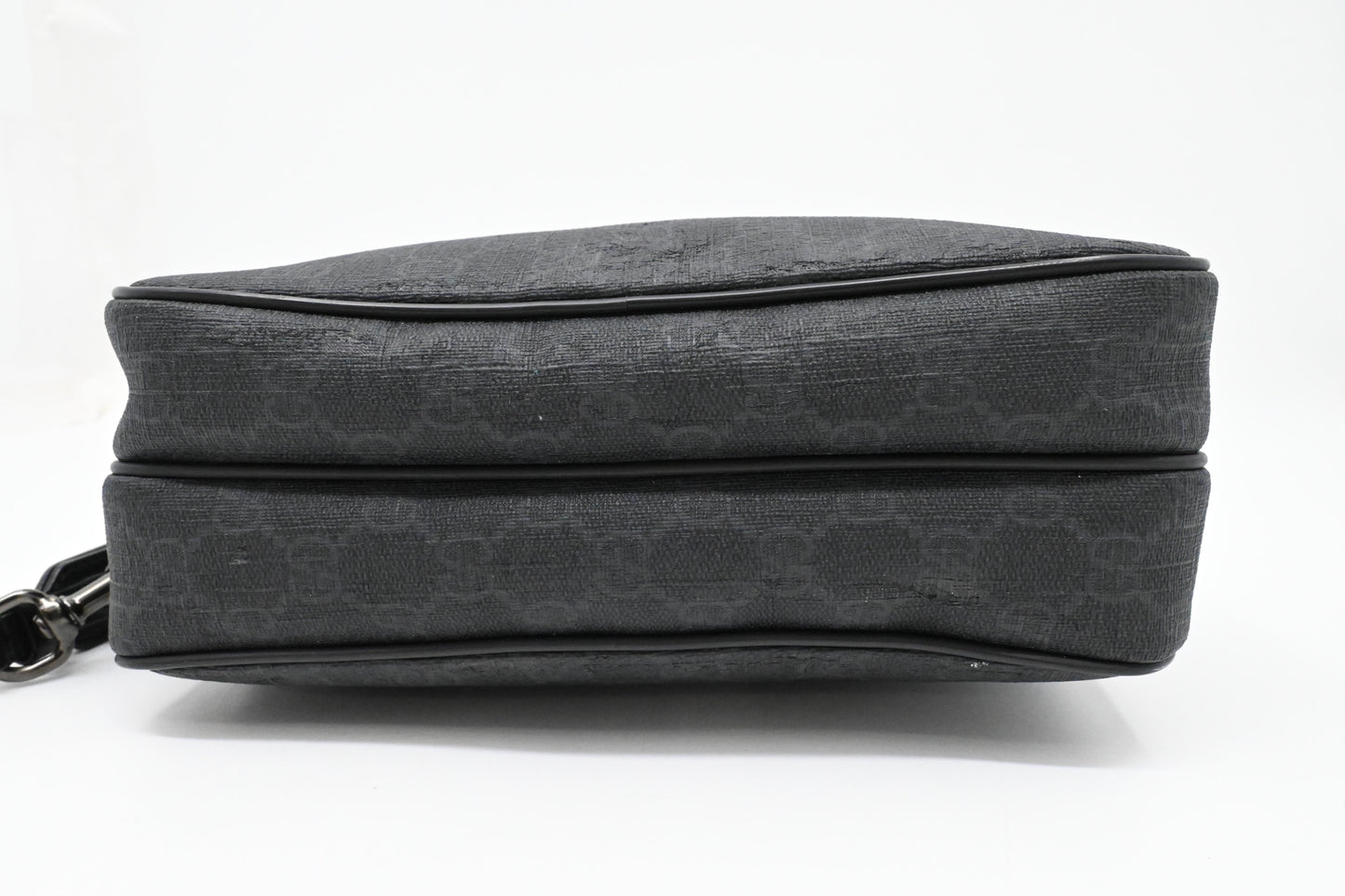 Gucci Wrist Pouch in Black GG Canvas