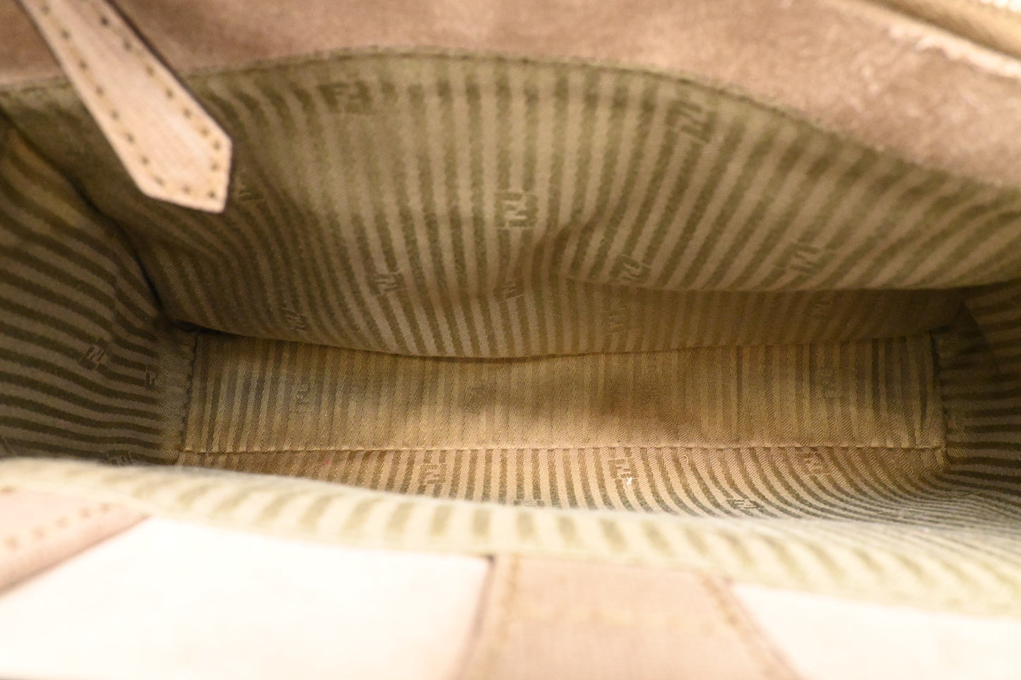 Fendi Petite 2Jours in Greige Leather