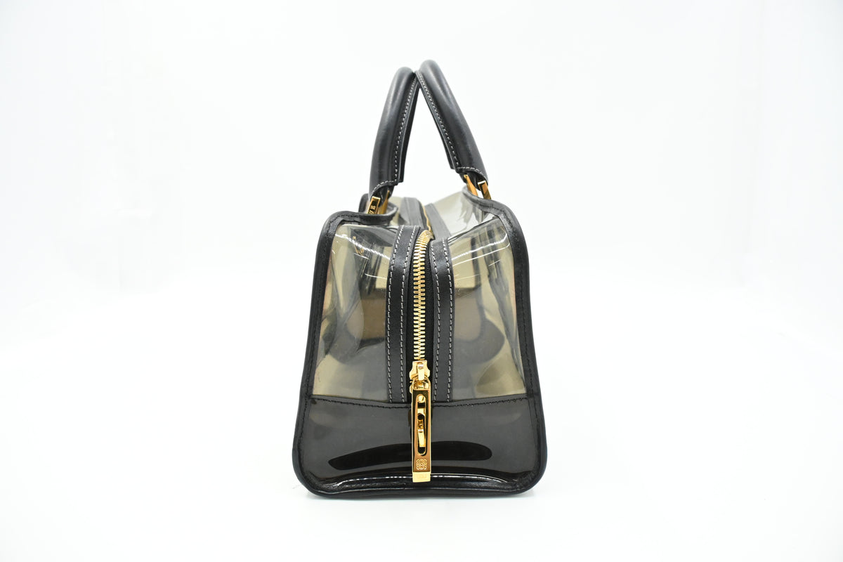 Loewe Amazona Handbag in Gray PVC