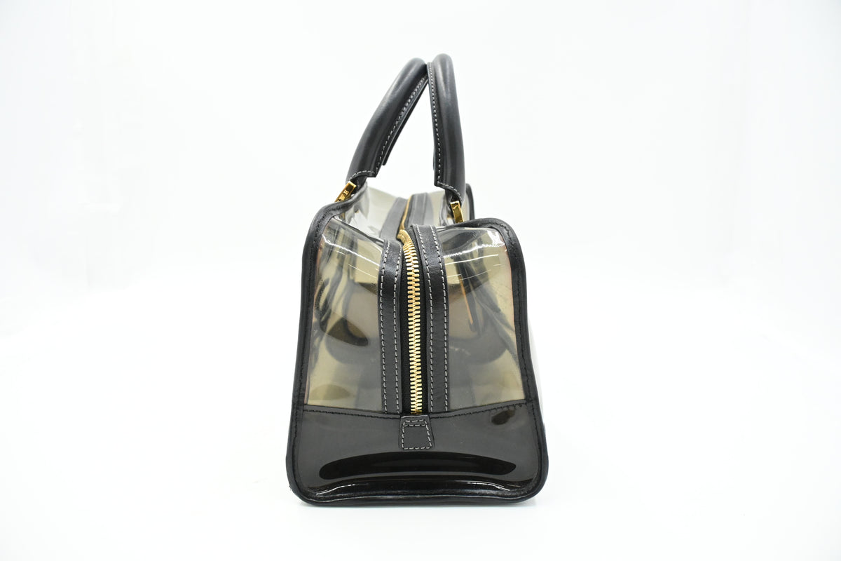 Loewe Amazona Handbag in Gray PVC