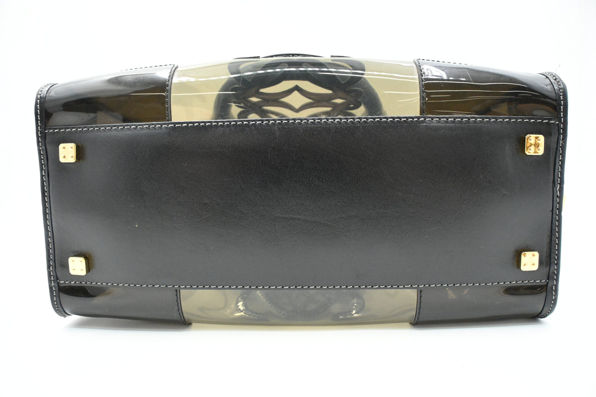 Loewe Amazona Handbag in Gray PVC