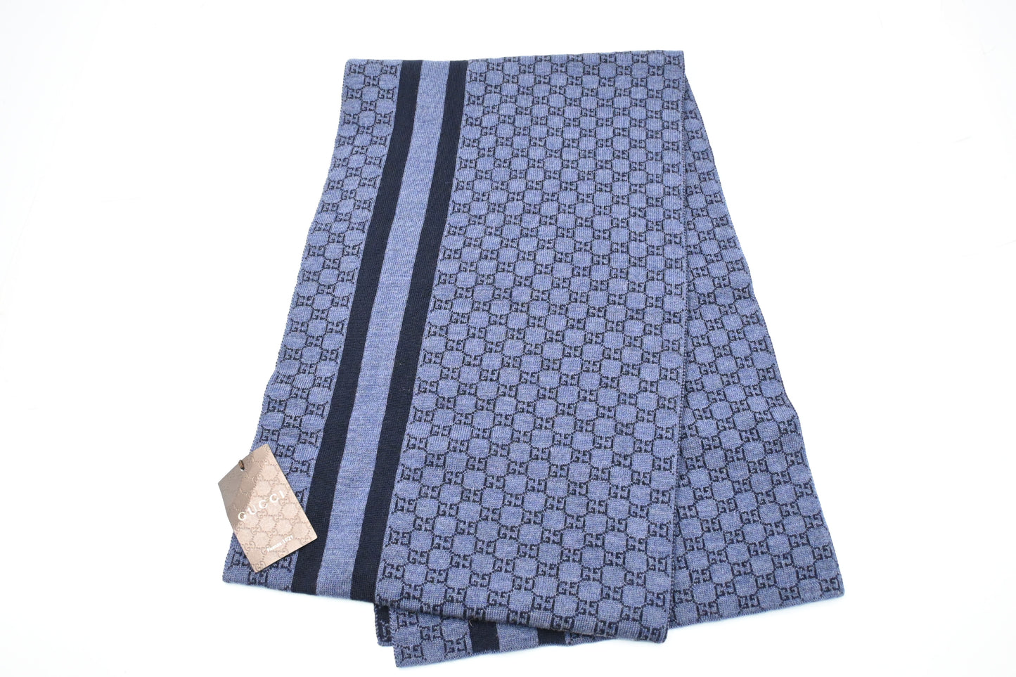 Gucci Scarf in Blue Wool