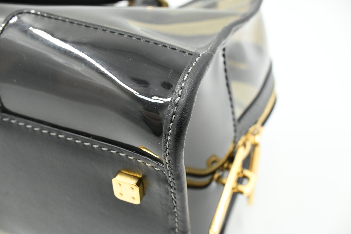 Loewe Amazona Handbag in Gray PVC