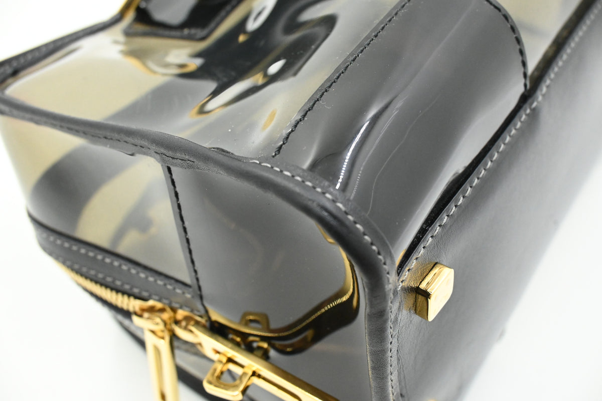 Loewe Amazona Handbag in Gray PVC