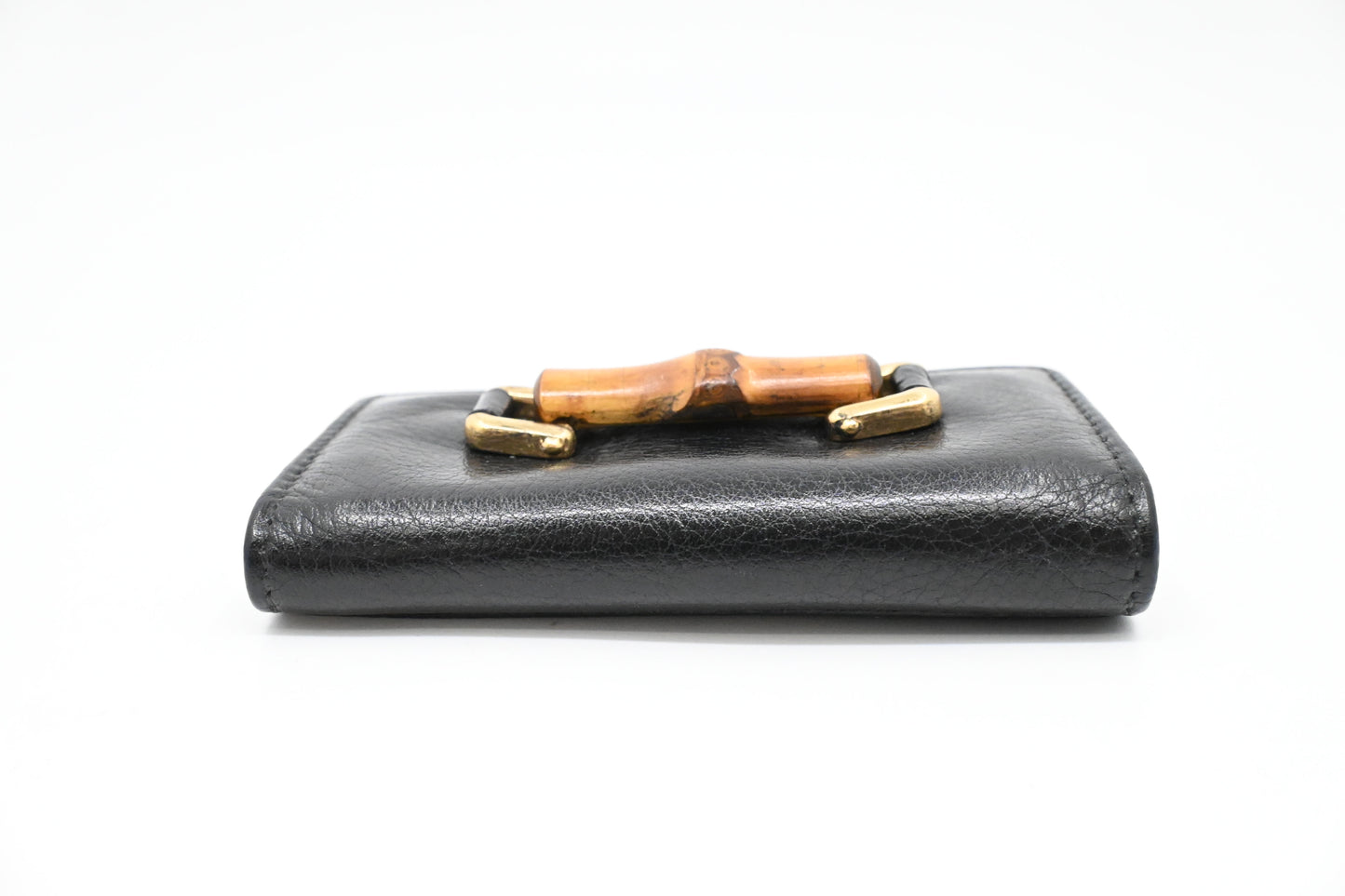 Gucci Bamboo Key Case 6 in Black Leather