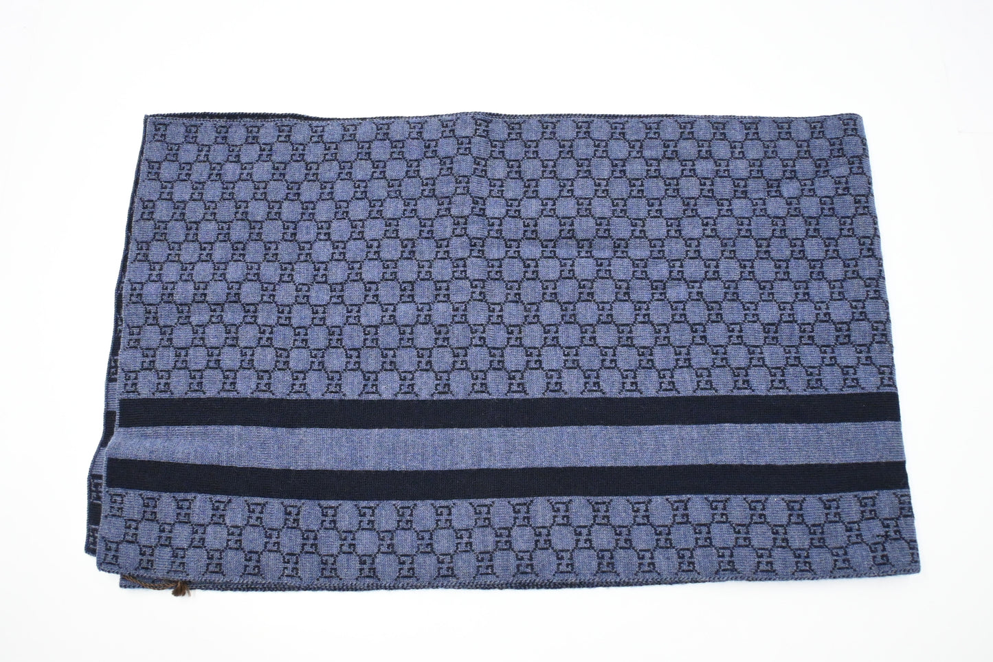 Gucci Scarf in Blue Wool