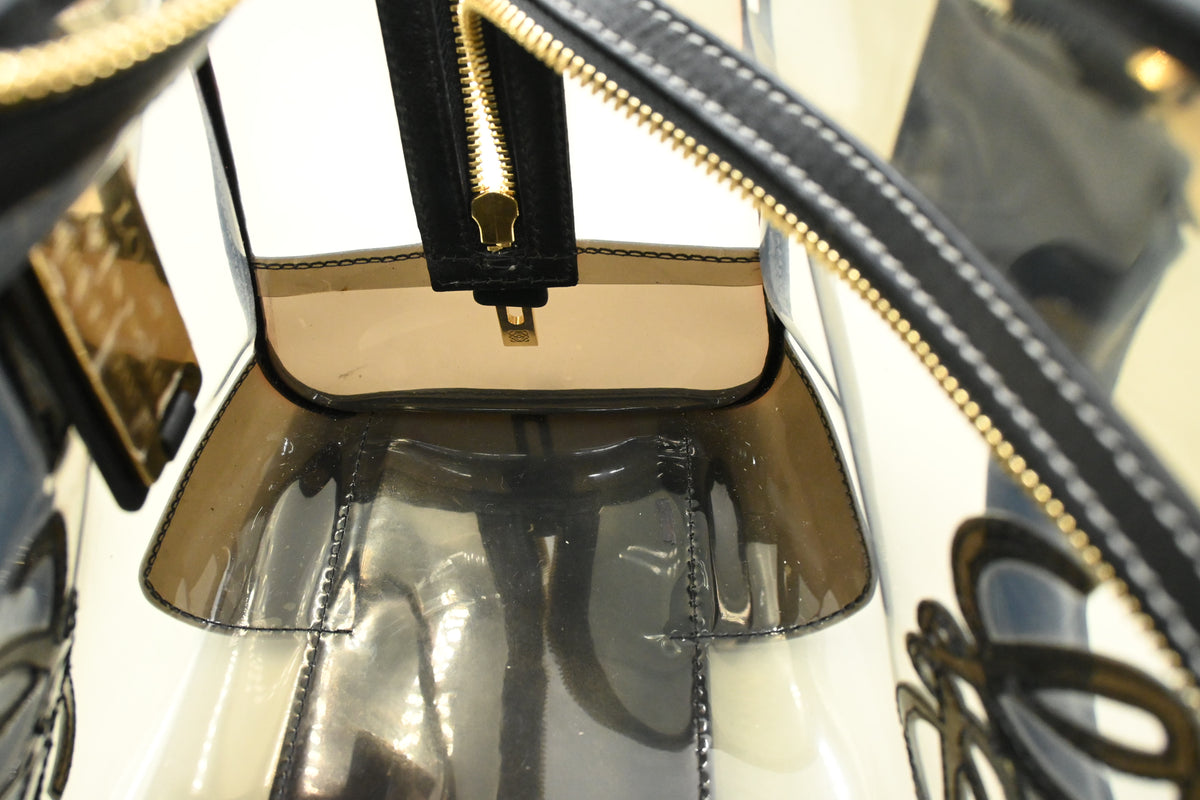 Loewe Amazona Handbag in Gray PVC
