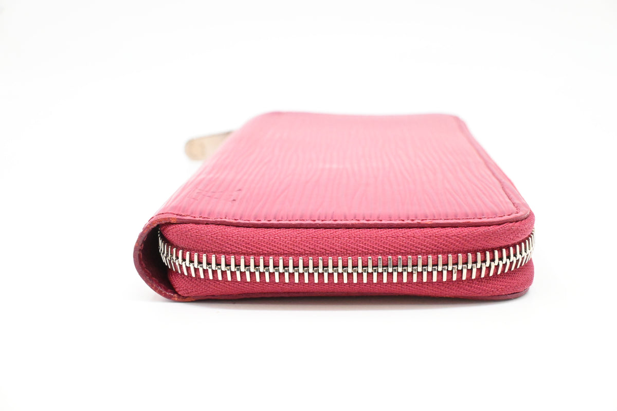 Louis Vuitton Zippy Compact Wallet in Burgundy Epi Leather