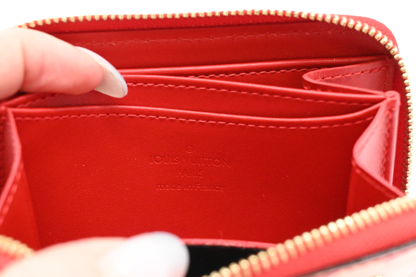 Louis Vuitton Sweet Monogram Zippy Coin Case in Vernis Leather