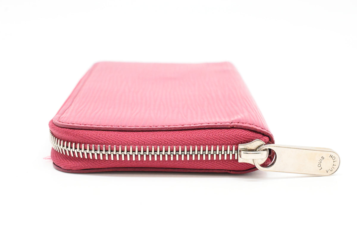 Louis Vuitton Zippy Compact Wallet in Burgundy Epi Leather