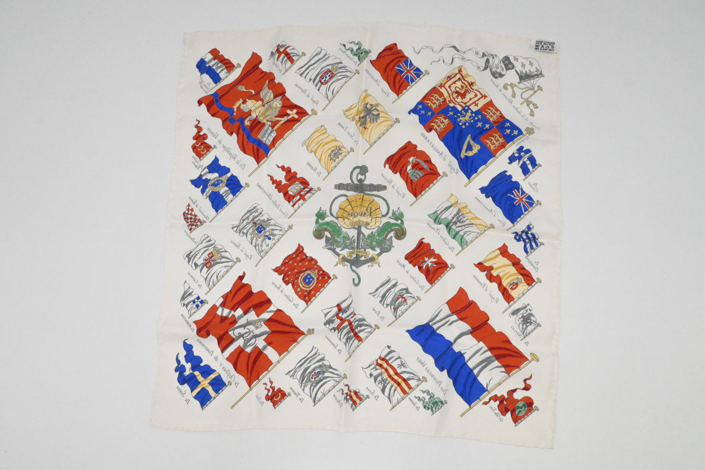 Hermes 'Pavois' Gavroche in Cream Silk