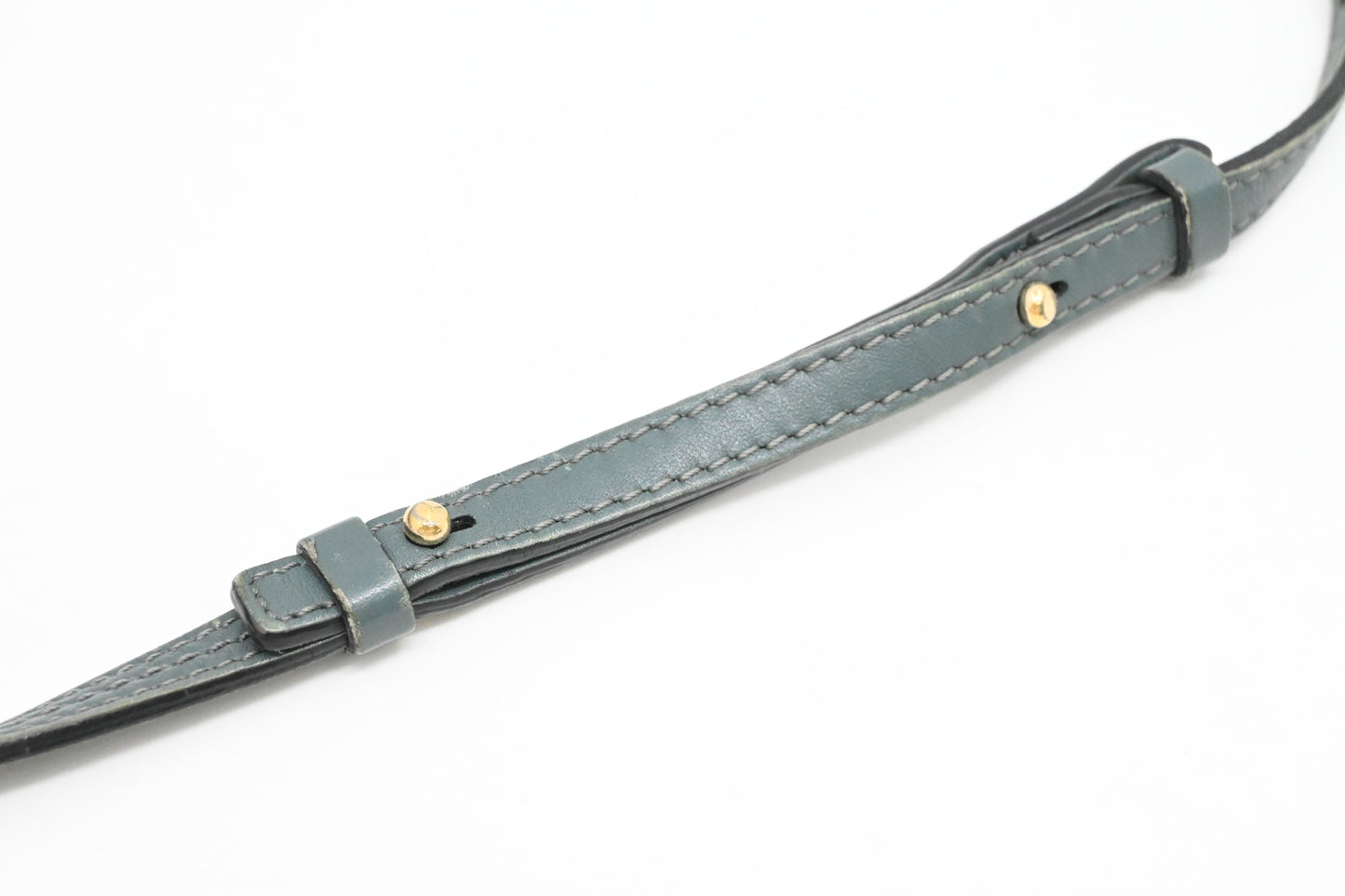 Chloe Faye Crossbody Bag in Grey Blue Leather