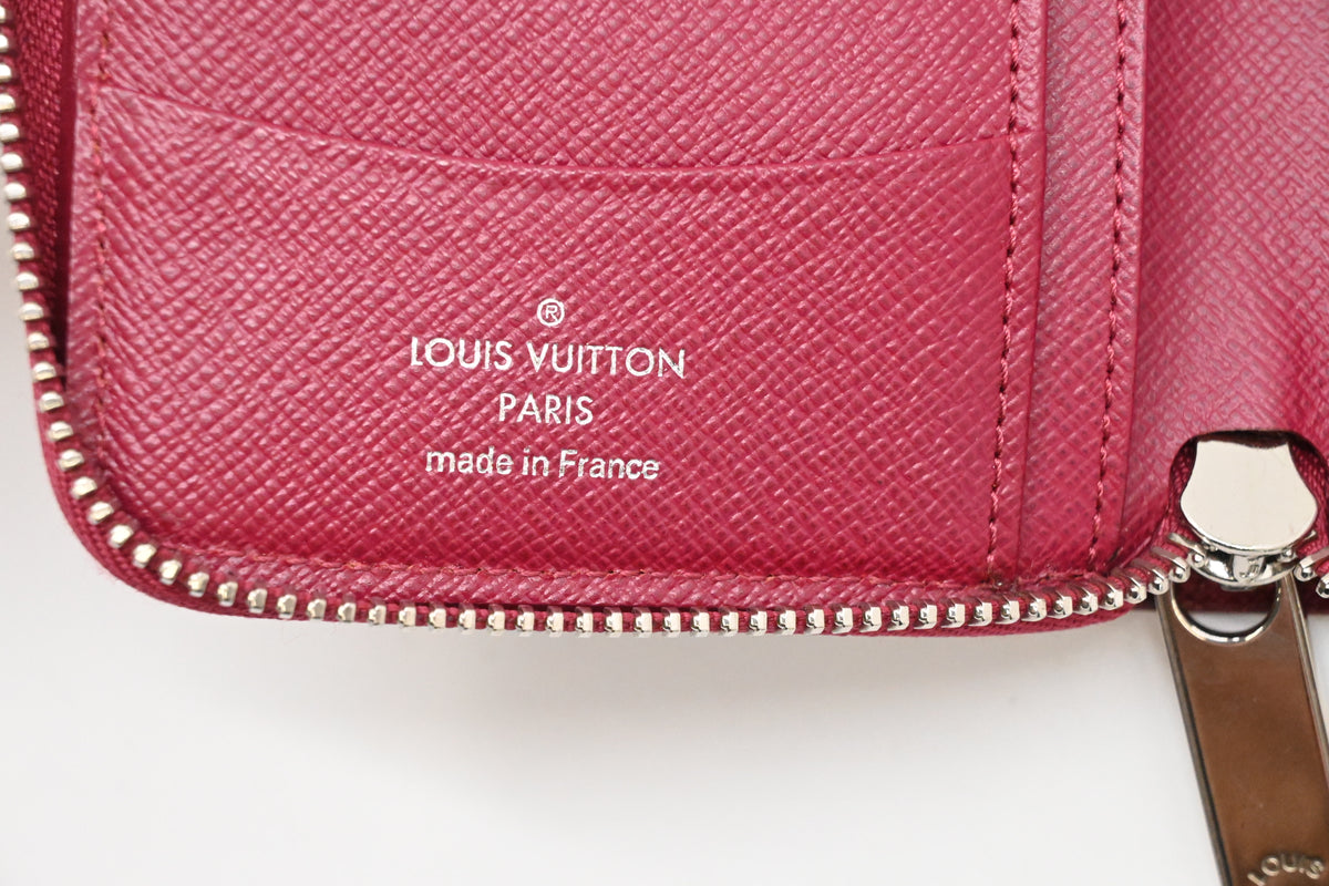 Louis Vuitton Zippy Compact Wallet in Burgundy Epi Leather