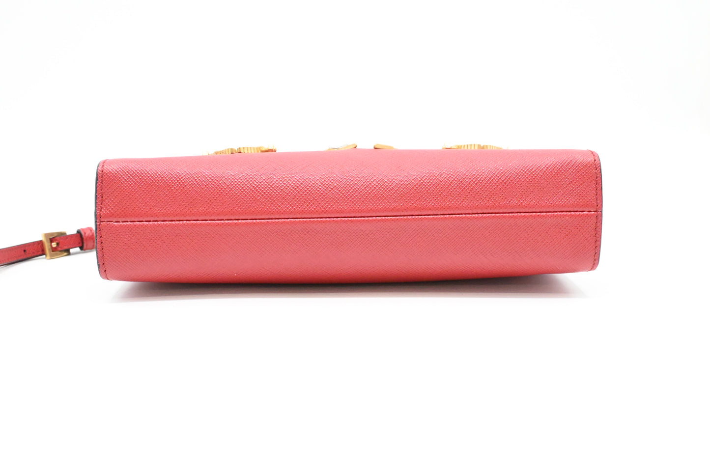 Prada Wrist Pouch in Red Leather