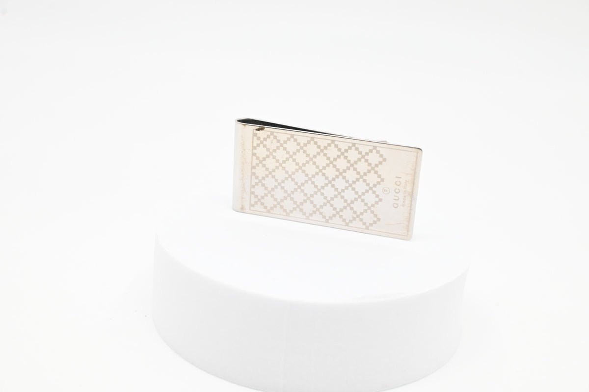 Gucci Money Clip with Diamante Pattern