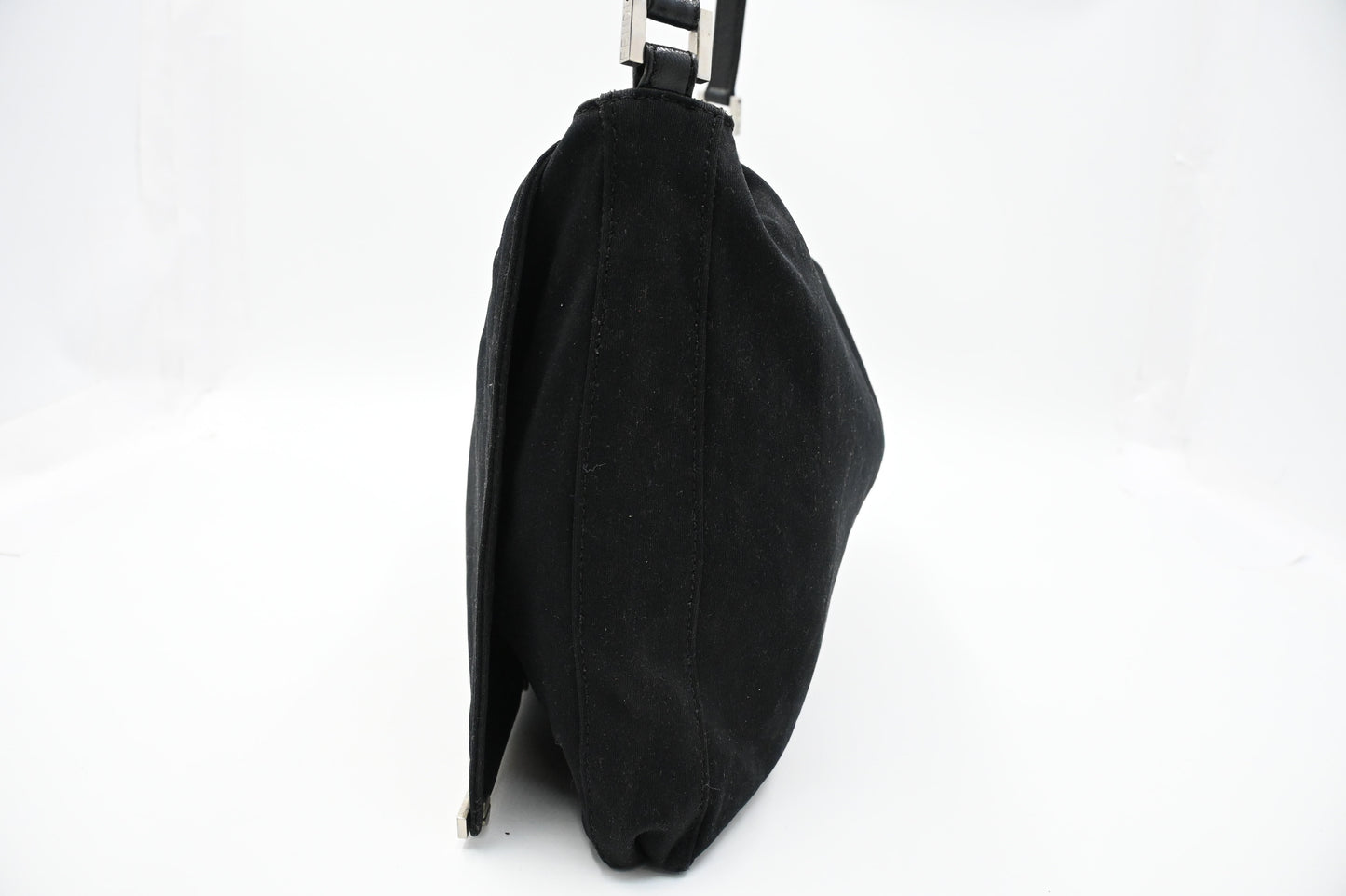 Fendi Baguette Shoulder Bag in Black Neoprene