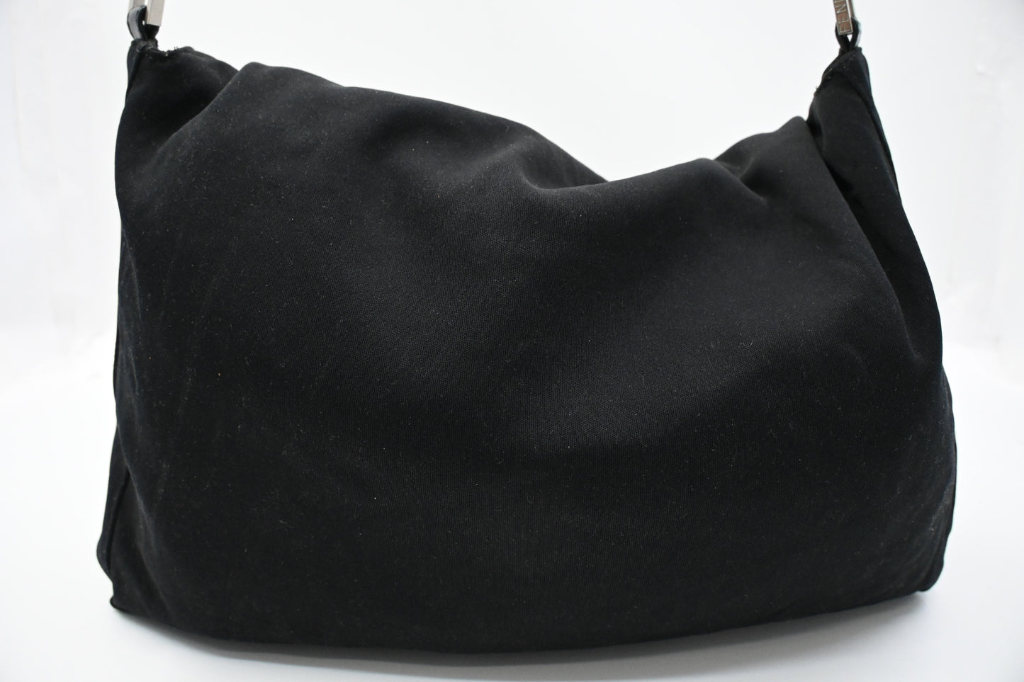 Fendi Baguette Shoulder Bag in Black Neoprene