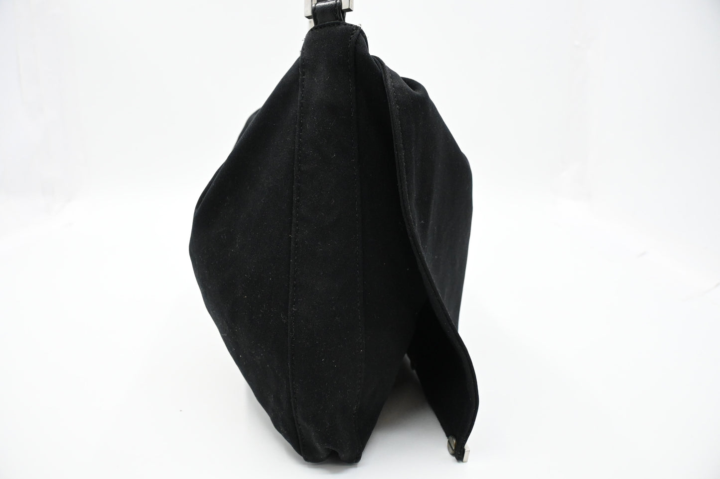 Fendi Baguette Shoulder Bag in Black Neoprene