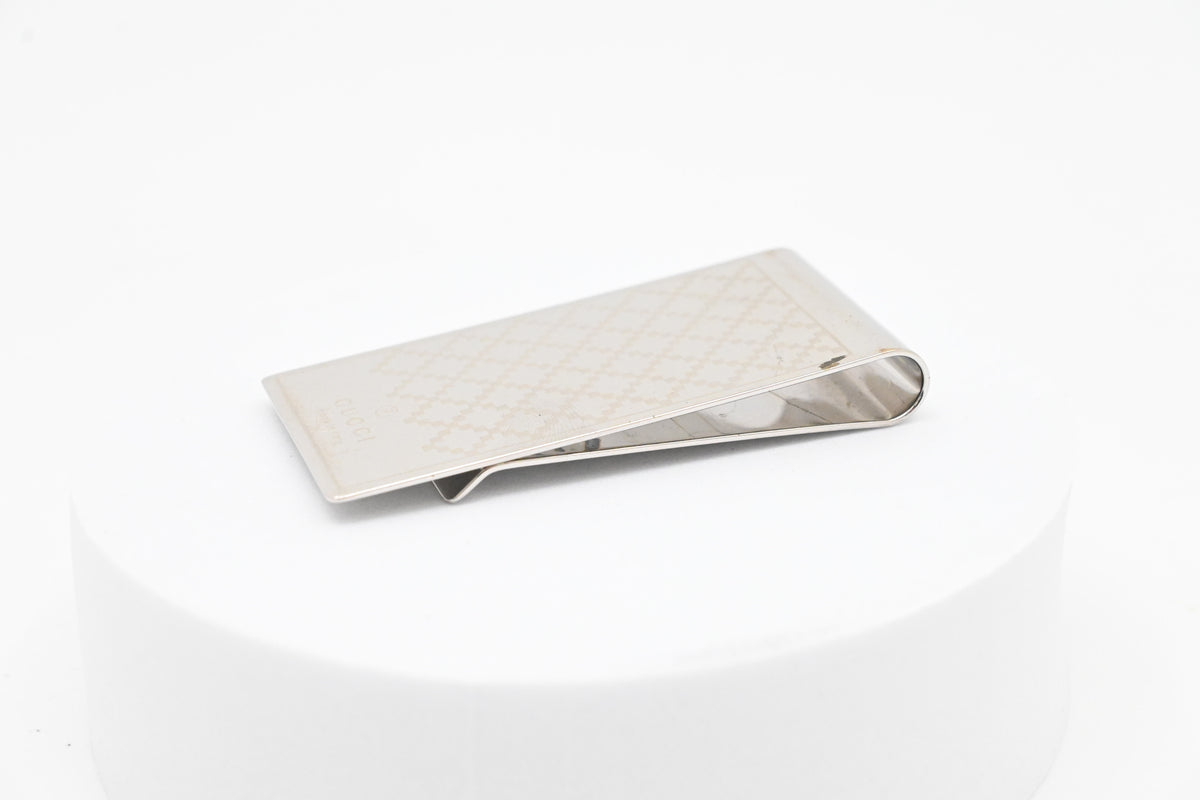 Gucci Money Clip with Diamante Pattern