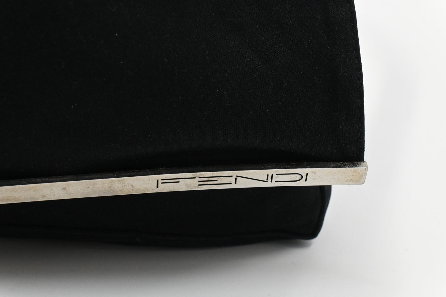 Fendi Baguette Shoulder Bag in Black Neoprene