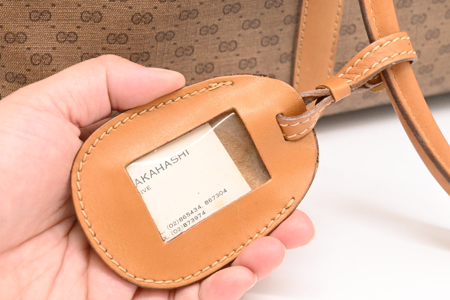 Gucci Travel Bag in Micro GG Canvas
