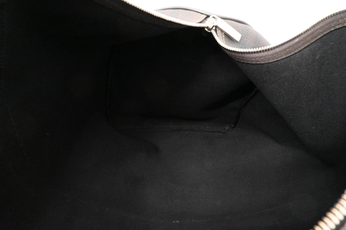 Burberry Travel Bag in Brown Checked Coated Canvas
